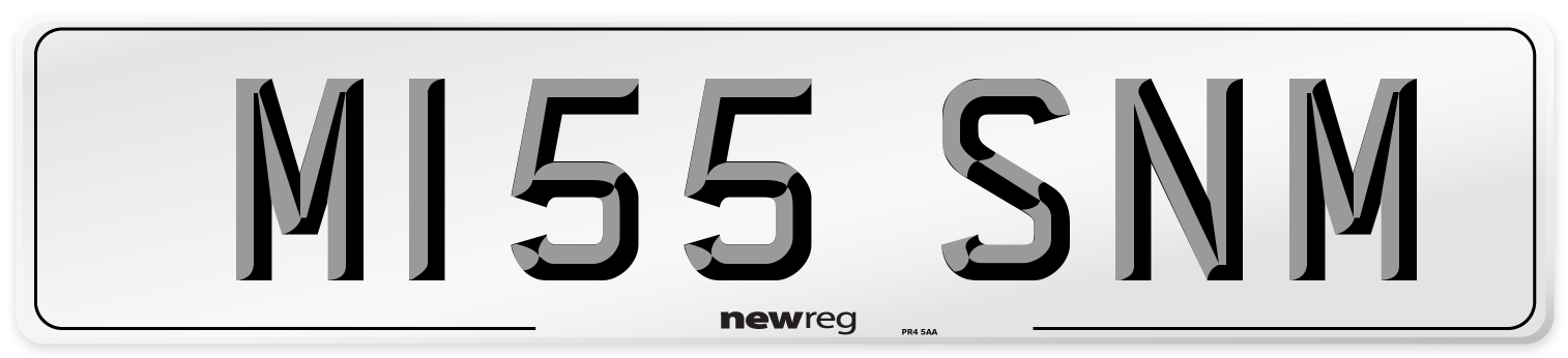 M155 SNM Front Number Plate