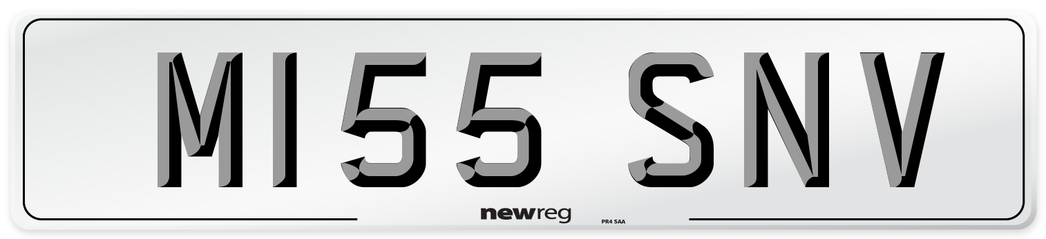 M155 SNV Front Number Plate