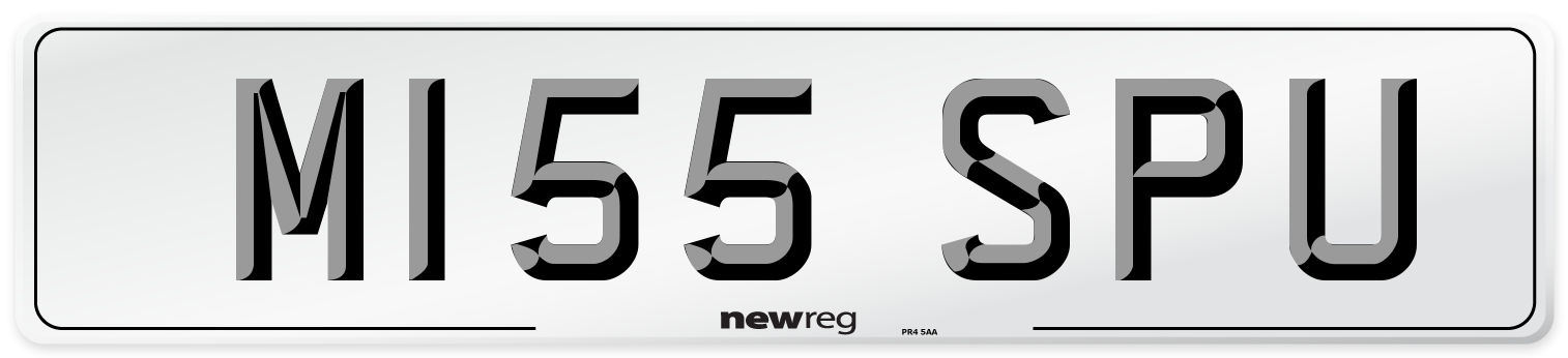 M155 SPU Front Number Plate