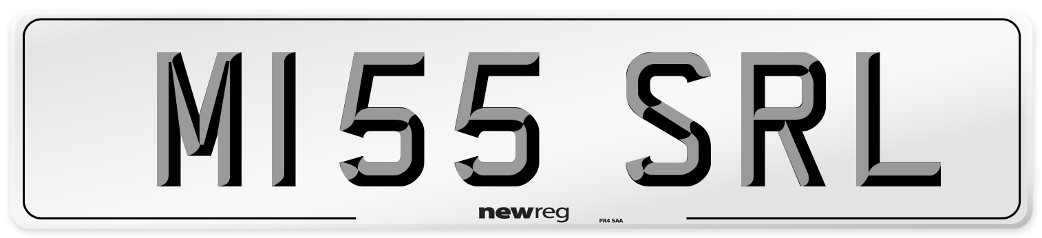 M155 SRL Front Number Plate