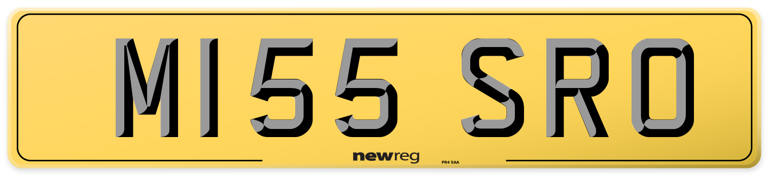 M155 SRO Rear Number Plate