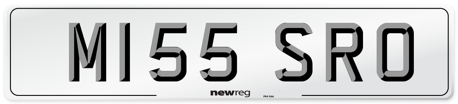M155 SRO Front Number Plate
