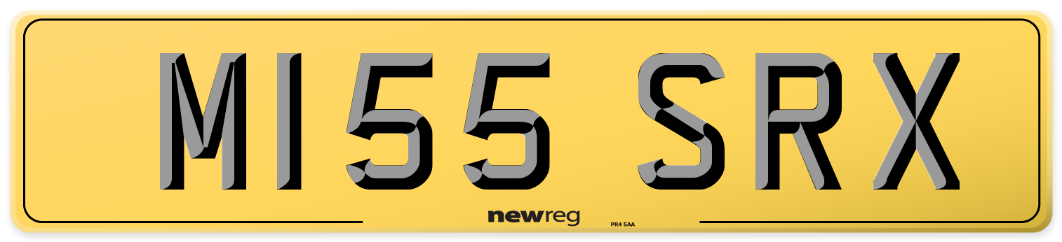 M155 SRX Rear Number Plate