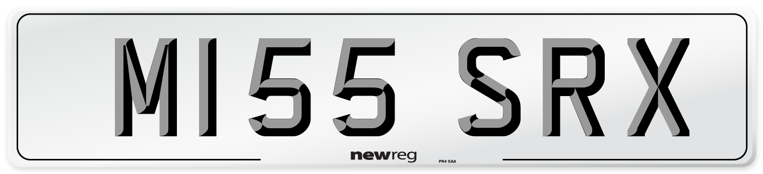 M155 SRX Front Number Plate
