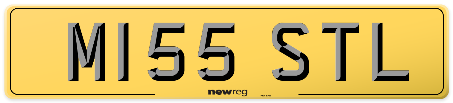 M155 STL Rear Number Plate