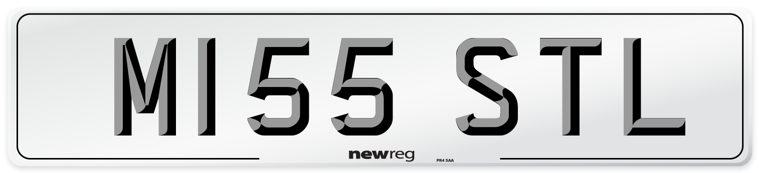 M155 STL Front Number Plate