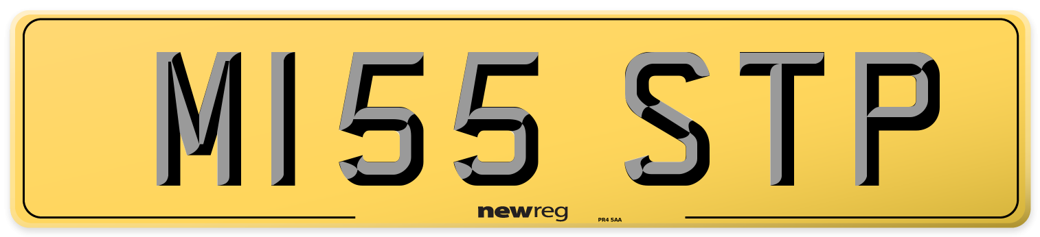 M155 STP Rear Number Plate