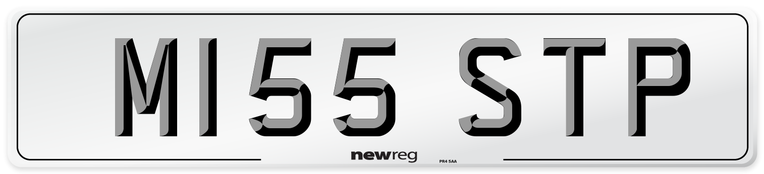 M155 STP Front Number Plate