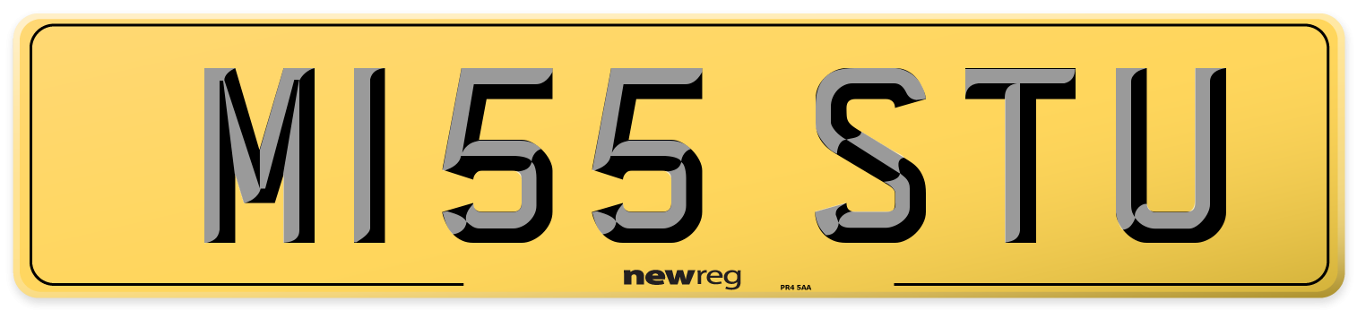 M155 STU Rear Number Plate