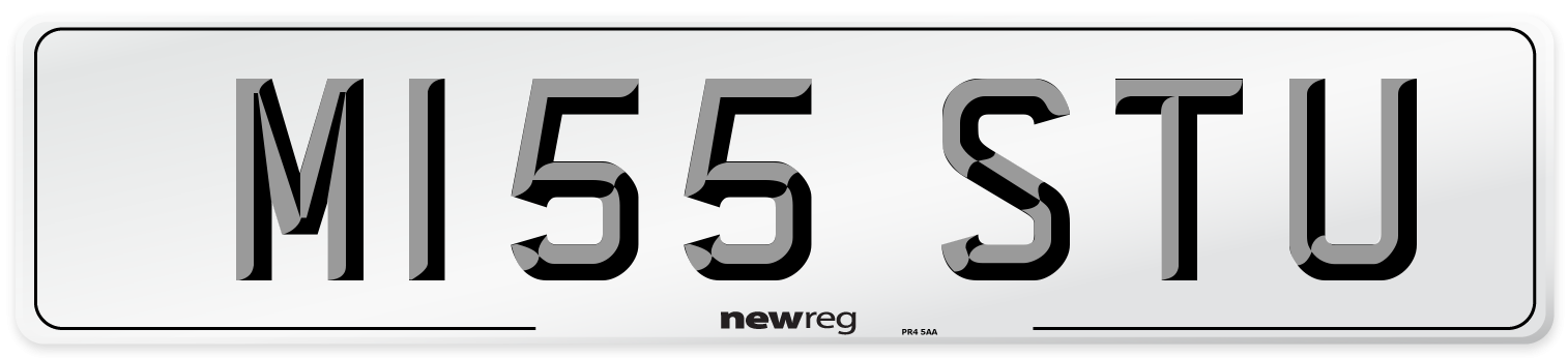 M155 STU Front Number Plate