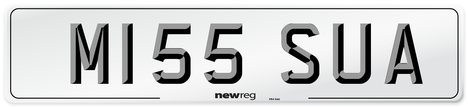 M155 SUA Front Number Plate