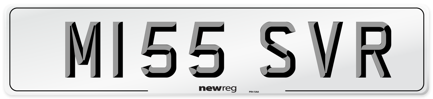 M155 SVR Front Number Plate