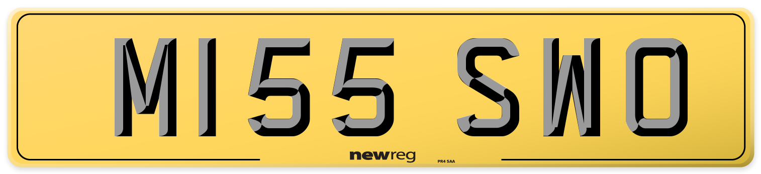 M155 SWO Rear Number Plate