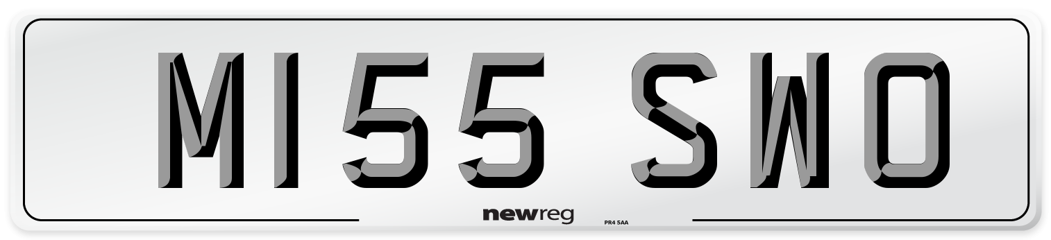 M155 SWO Front Number Plate