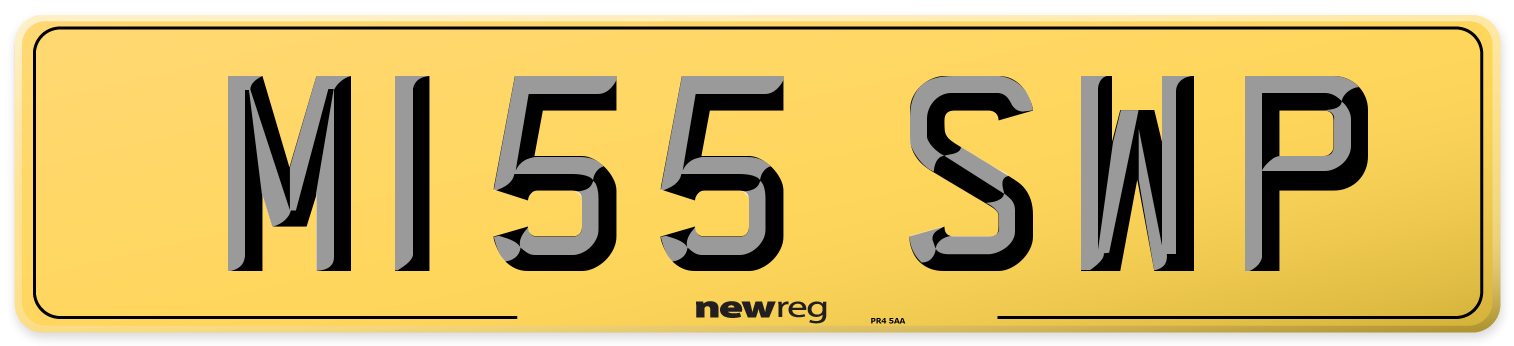 M155 SWP Rear Number Plate