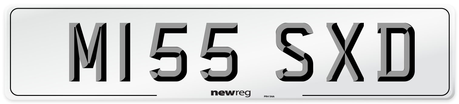 M155 SXD Front Number Plate