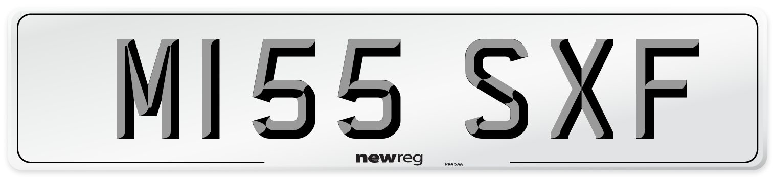M155 SXF Front Number Plate