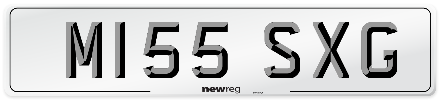 M155 SXG Front Number Plate