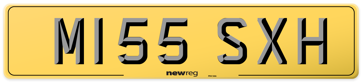 M155 SXH Rear Number Plate