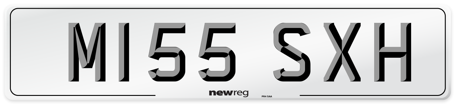 M155 SXH Front Number Plate