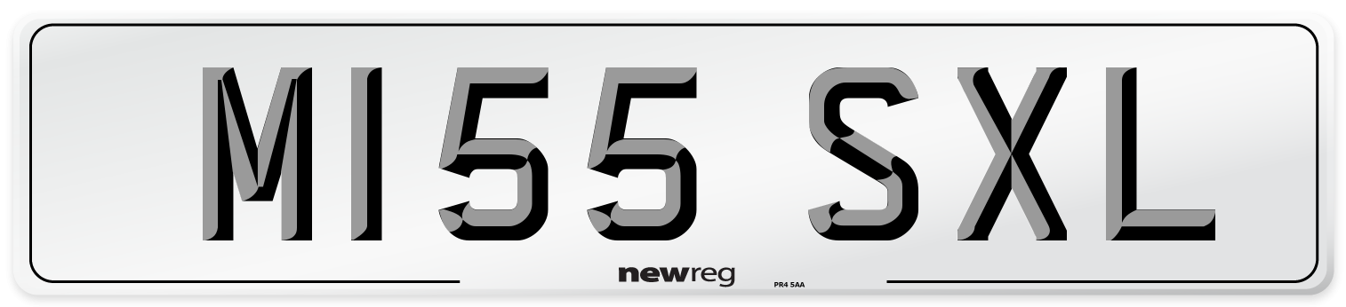 M155 SXL Front Number Plate