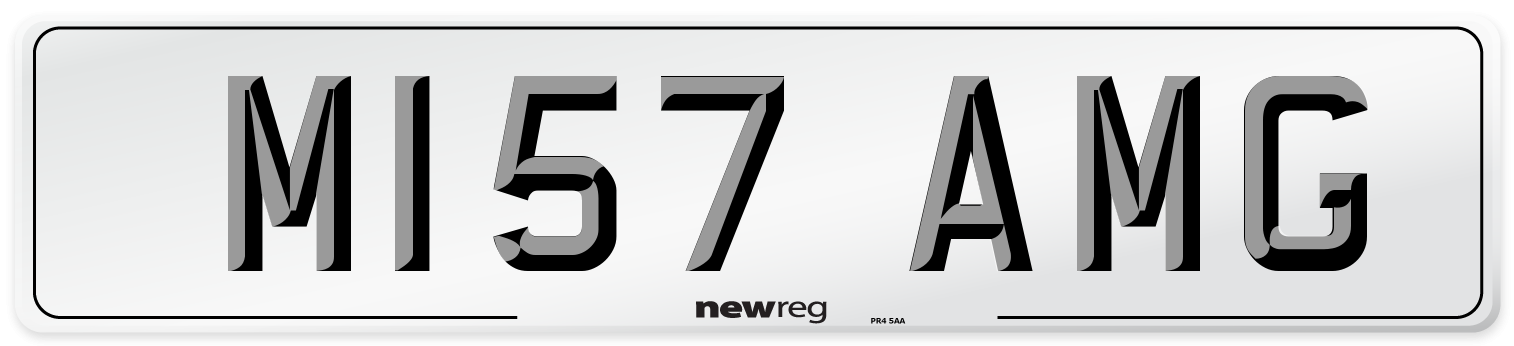 M157 AMG Front Number Plate