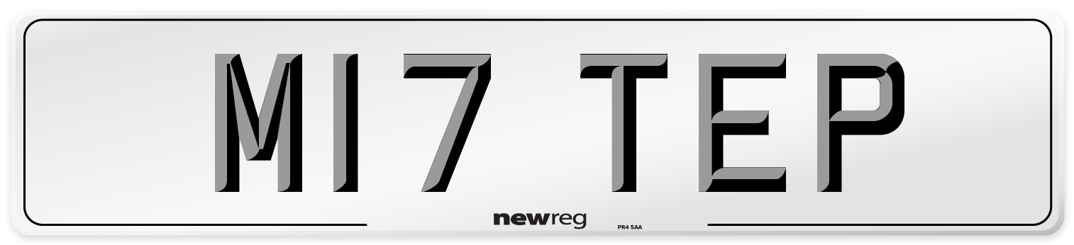 M17 TEP Front Number Plate
