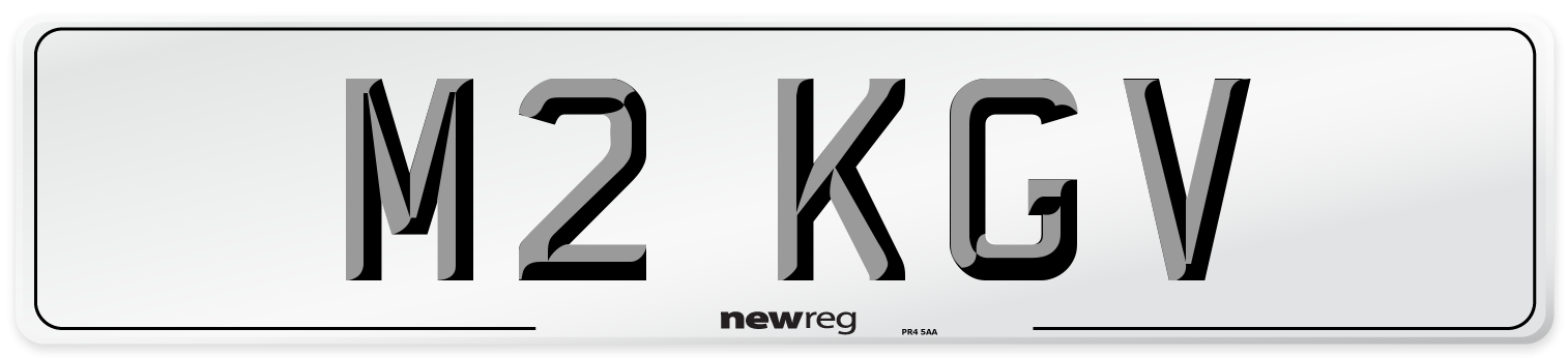 M2 KGV Front Number Plate