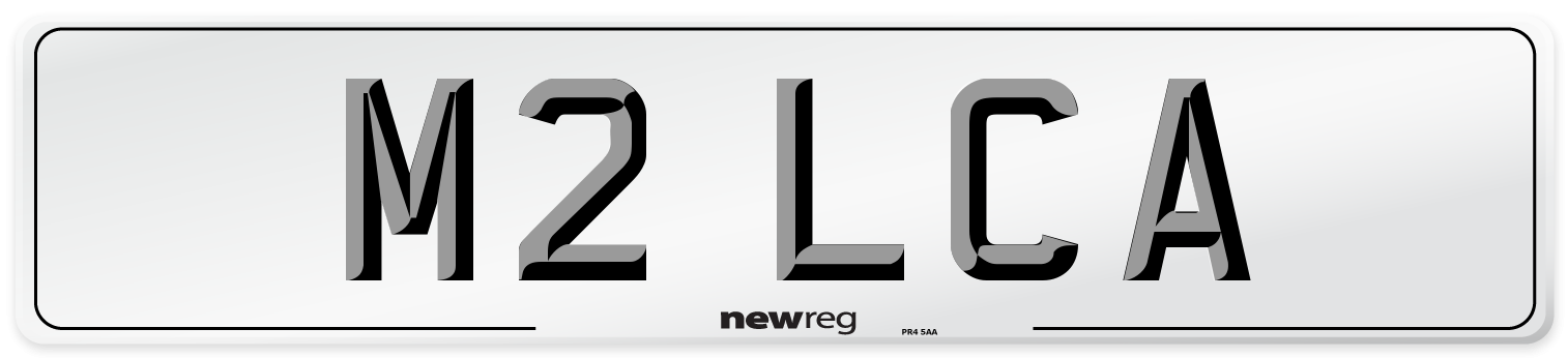 M2 LCA Front Number Plate