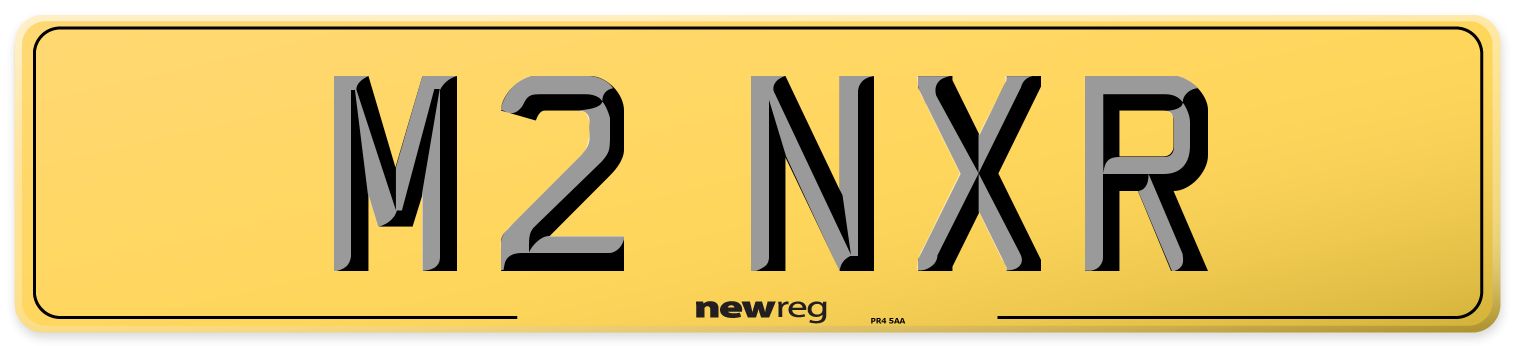 M2 NXR Rear Number Plate