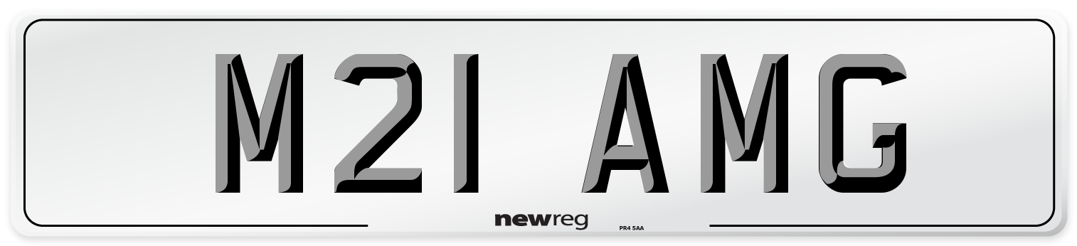 M21 AMG Front Number Plate