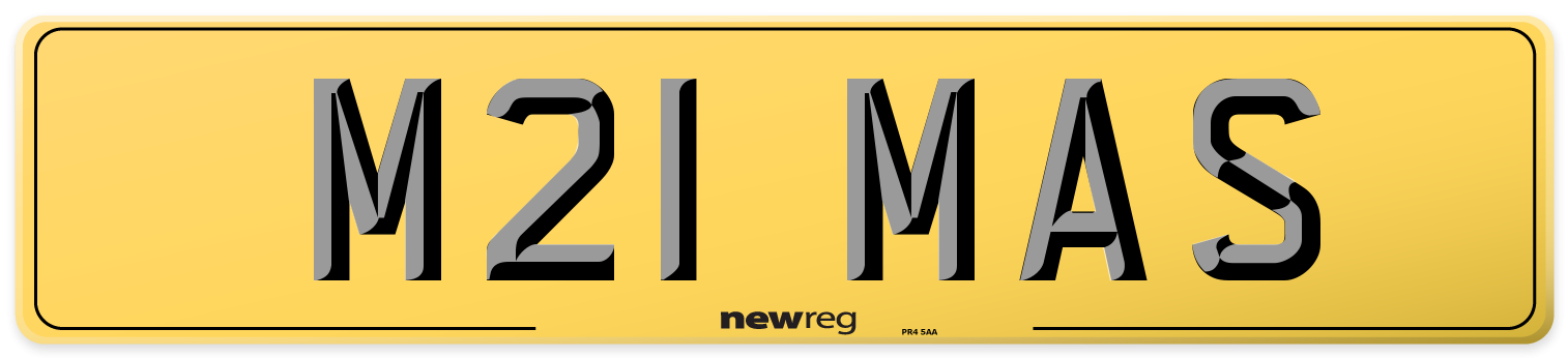 M21 MAS Rear Number Plate