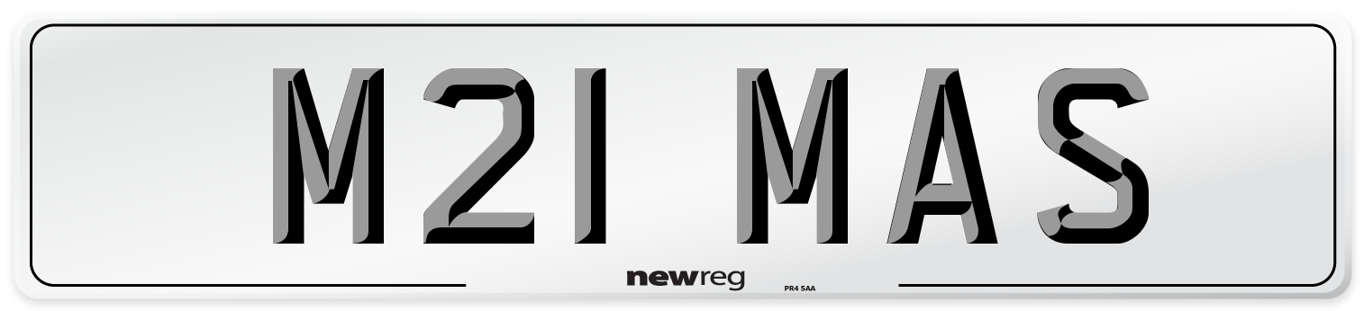 M21 MAS Front Number Plate