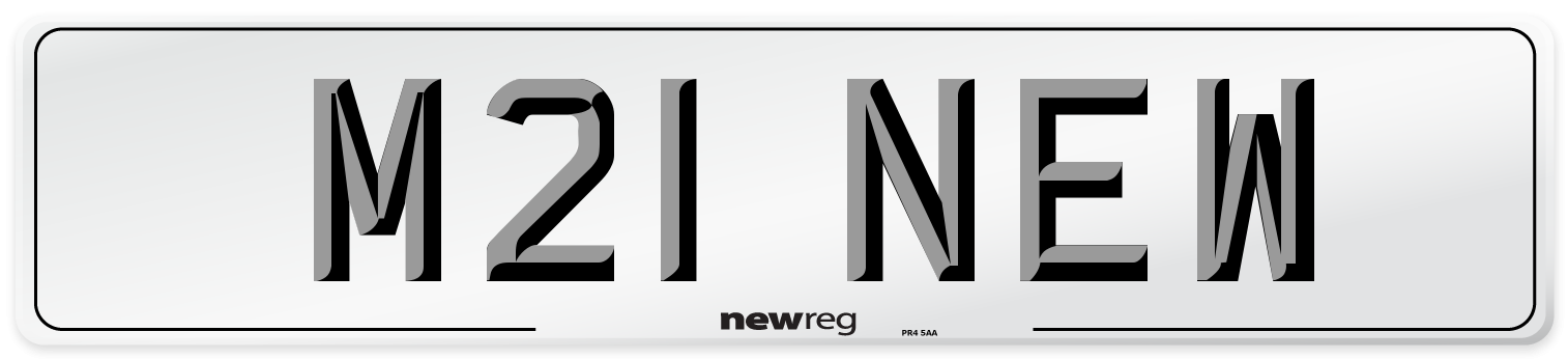 M21 NEW Front Number Plate