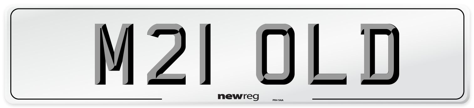 M21 OLD Front Number Plate