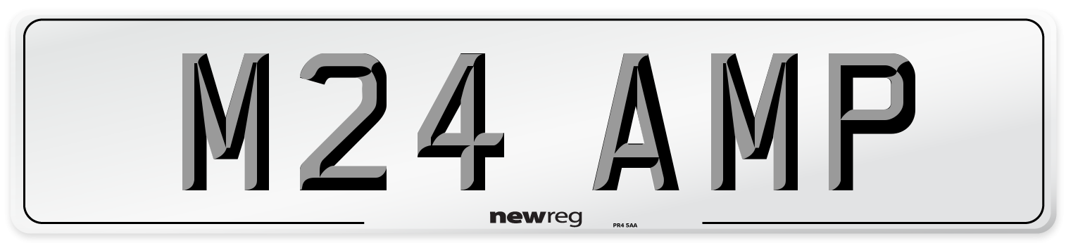 M24 AMP Front Number Plate