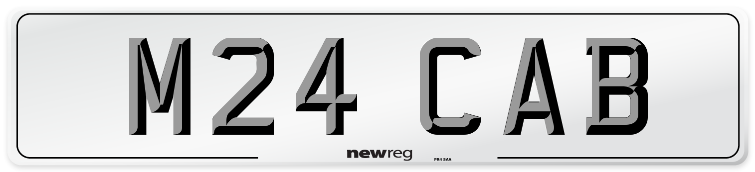 M24 CAB Front Number Plate