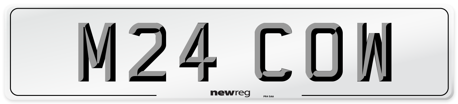 M24 COW Front Number Plate
