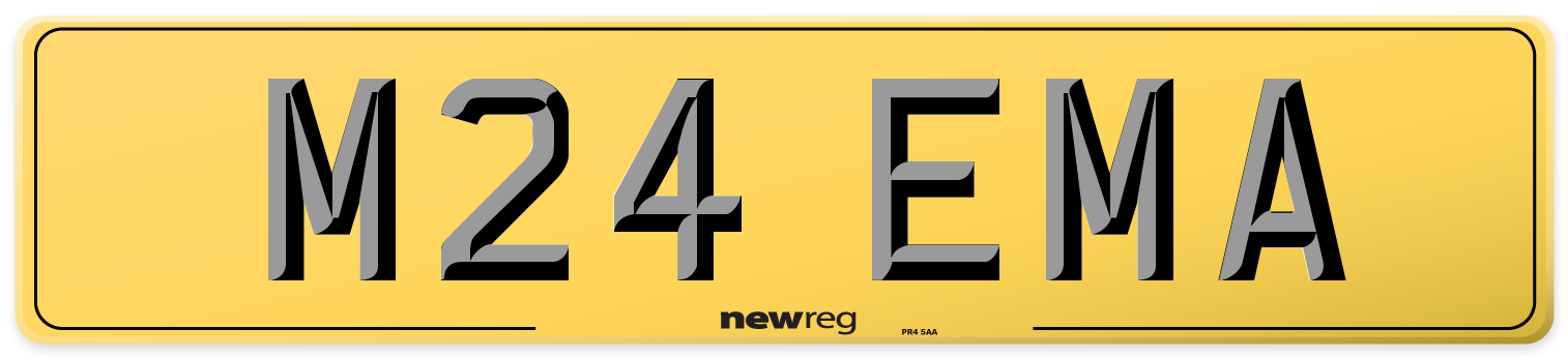 M24 EMA Rear Number Plate