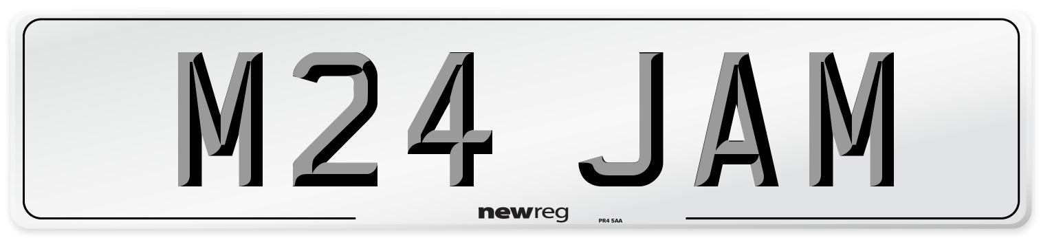 M24 JAM Front Number Plate