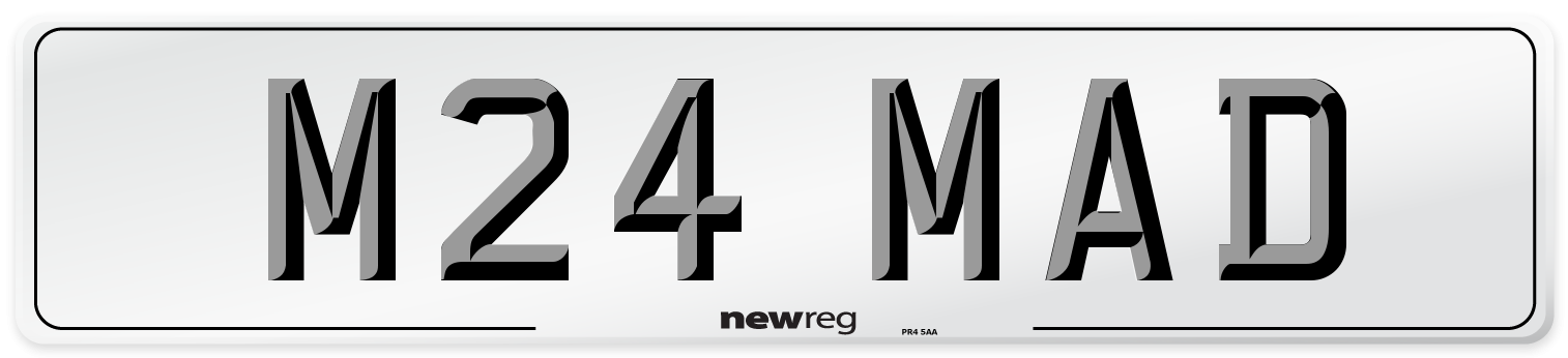 M24 MAD Front Number Plate