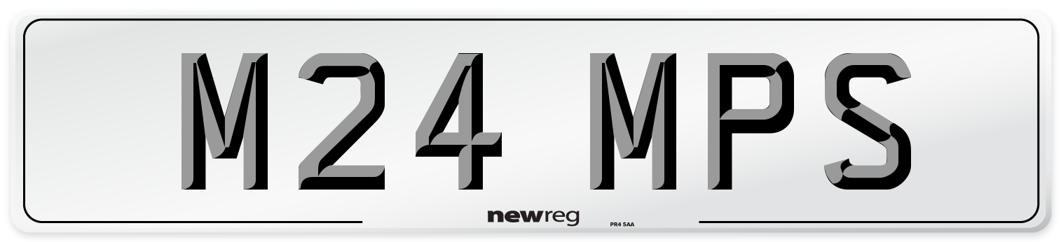 M24 MPS Front Number Plate