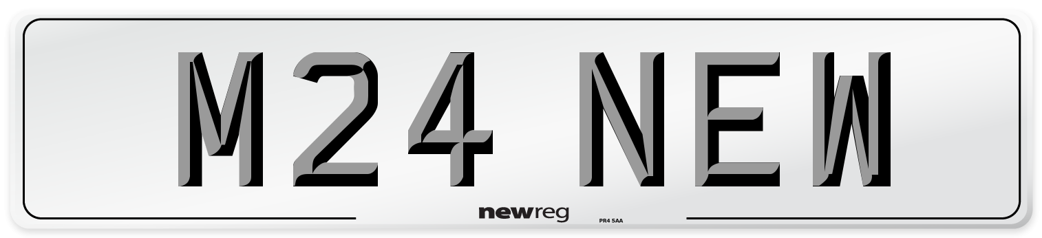 M24 NEW Front Number Plate