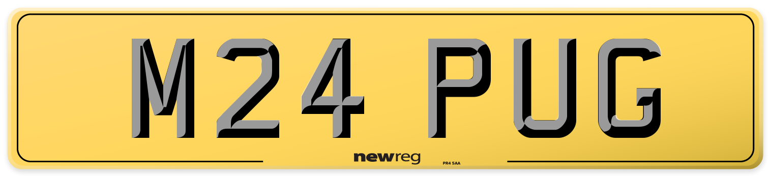 M24 PUG Rear Number Plate
