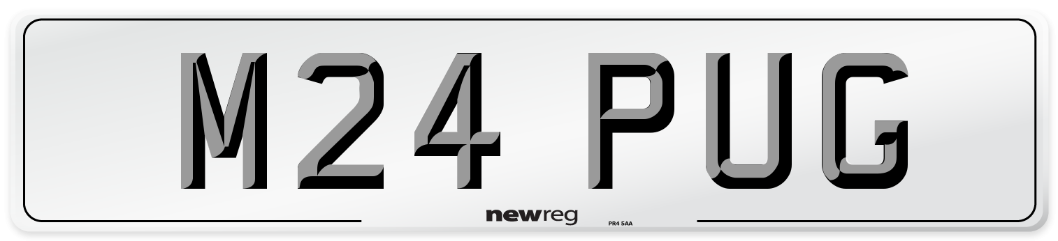 M24 PUG Front Number Plate