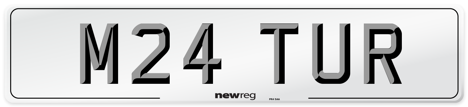 M24 TUR Front Number Plate