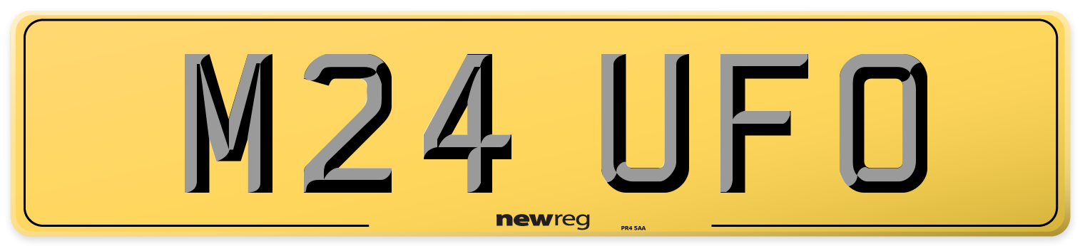 M24 UFO Rear Number Plate