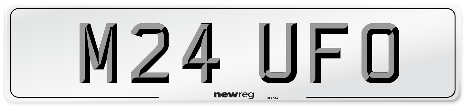M24 UFO Front Number Plate