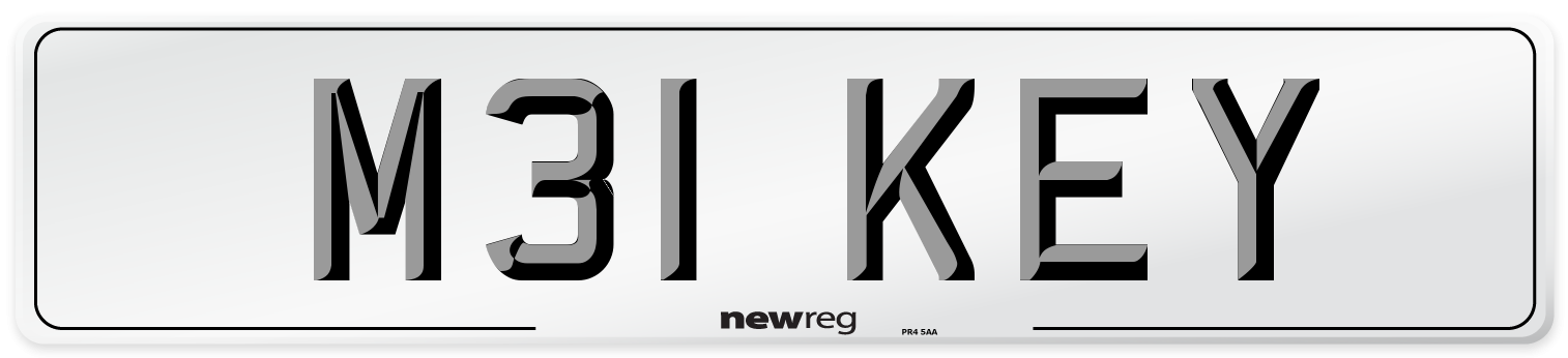 M31 KEY Front Number Plate