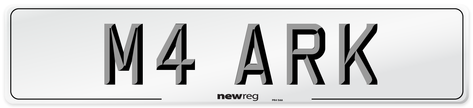 M4 ARK Front Number Plate